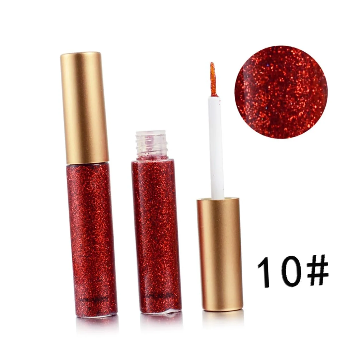 Підводка для очей NOLITOY Блискуча Різнокольорова Водостійка Металева Блискуча Рідка, фото №2