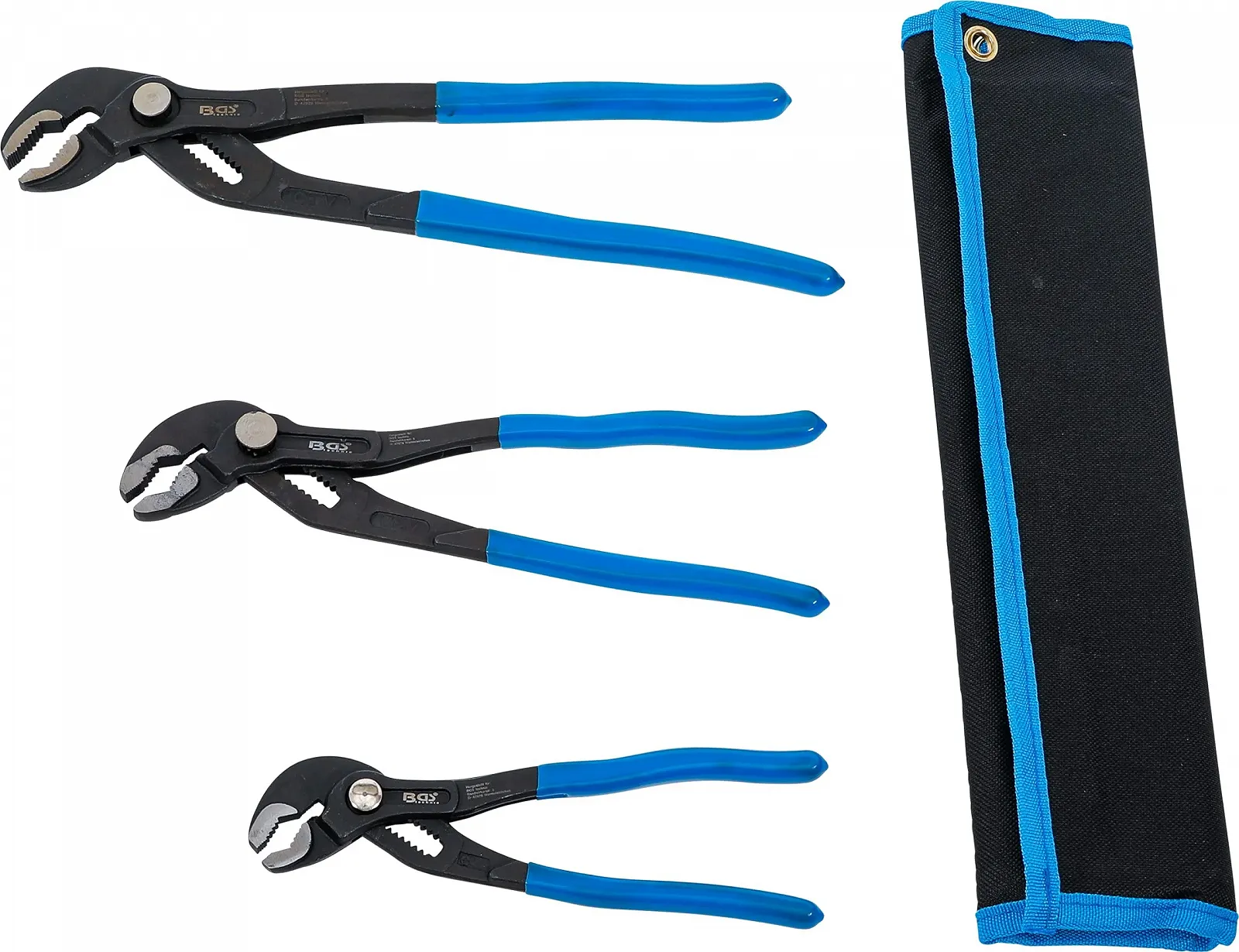 Набір плоскогубців для водяного насоса BGS 9545, 3 штуки, з фіксацією, 175 / 240 / 300 мм, протиковзкі, фото №5