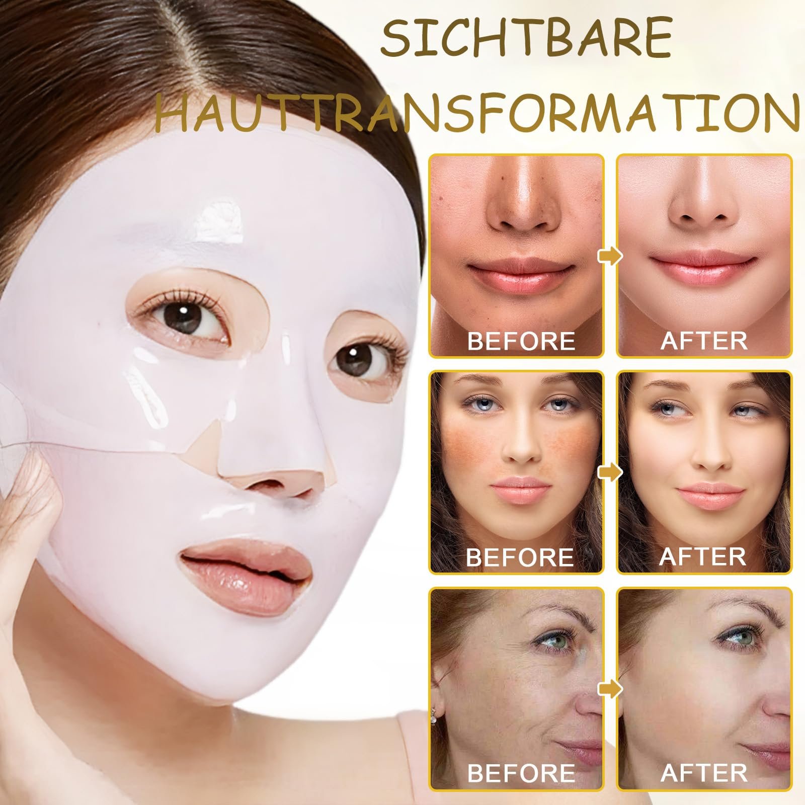 Гідрогелева маска для обличчя Snail Mucin Glass Glow, 4 шт, фото №8