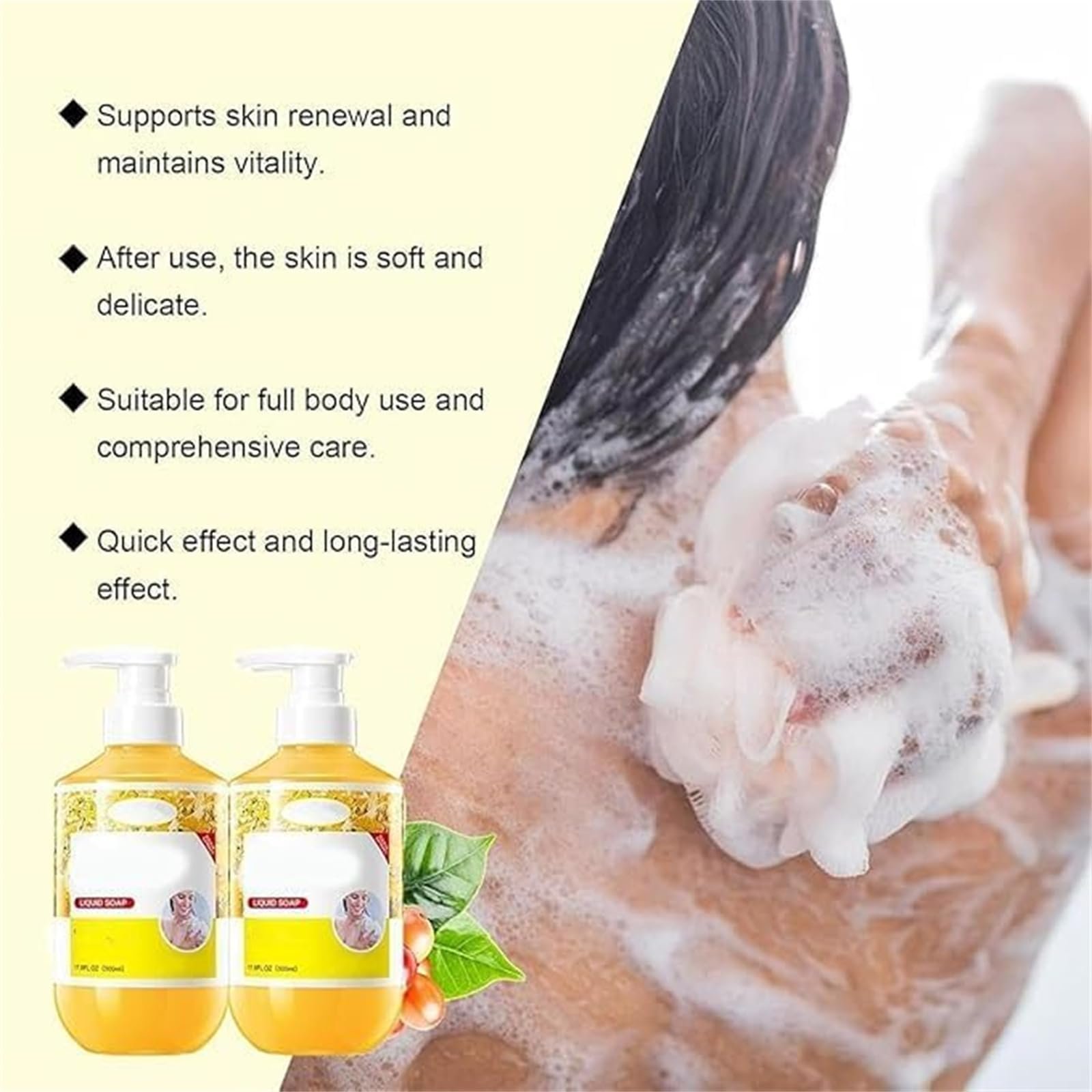 Гель для душу Sulfur Body Wash Cleaning Repair Multi-Action 3-в-1, фото №4