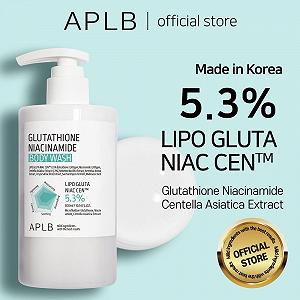 Гель для душу APLB LIPO GLUTA NIAC CEN 5.3% з глутатіоном та ніацинамідом 300 мл ціна на synthetic.ua - Фото 1 Гель для душу APLB LIPO GLUTA NIAC CEN 5.3% з глутатіоном та ніацинамідом 300 мл synthetic.ua - Фото 1