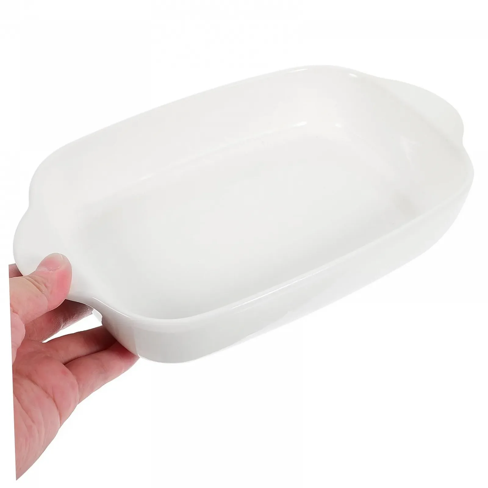 Форма для запікання GLEAVI керамічна з подвійними ручками для лазаньї піци та тортів, фото №7