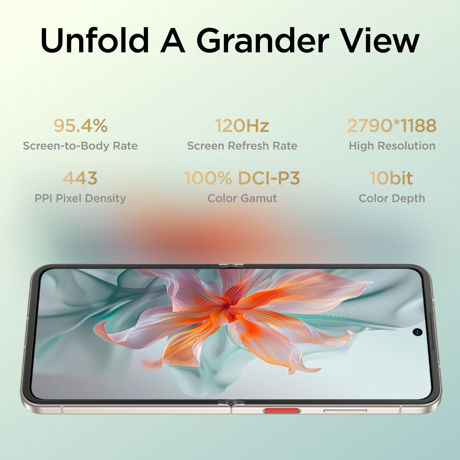 Смартфон nubia Flip 5G 50 Мп AI Snapdragon 7 Gen1 4310 мАч 33 Вт Fast Charge Android Black, фото №6