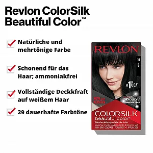 Стійка фарба для волосся Revlon Colorsilk 54 Світло-золотистий каштан synthetic.ua - Фото 1
