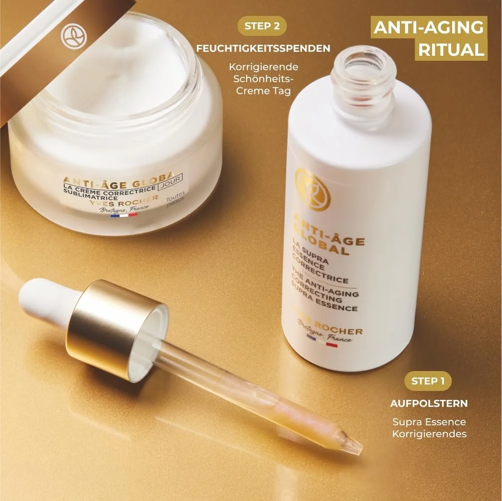 Денний крем Yves Rocher Anti-Age Global Corrective антивіковий догляд для всіх типів шкіри 50 мл, фото №6 Денний крем Yves Rocher Anti-Age Global Corrective антивіковий догляд для всіх типів шкіри 50 мл, фото №6