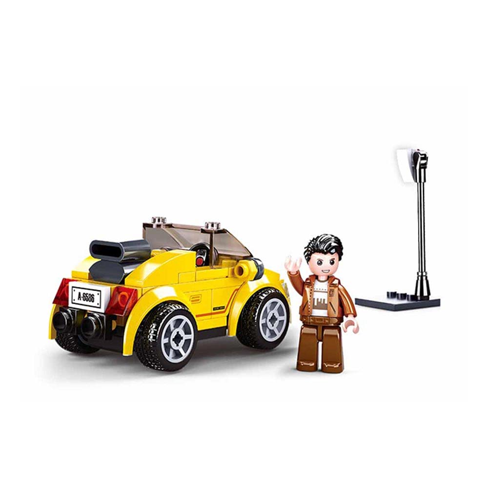 Klemmbausteine Sluban Pullback Car Convertible (85 штук), фото №2