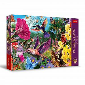 Пазл Trefl Premium Plus Quality Tea Time: Painted Nostalgic Pictures Garden for Birds 1000 элементов - Фото 1