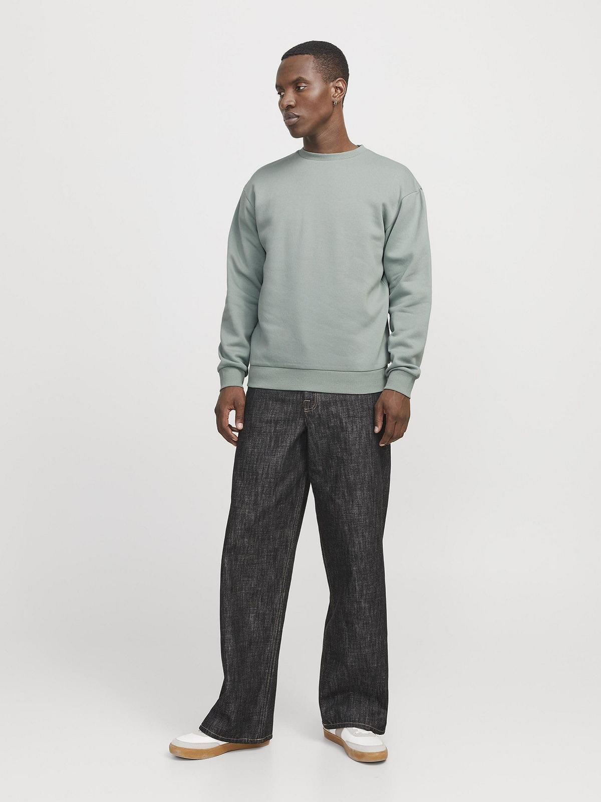 Чоловічий світшот JACK & JONES Однотонний світшот, фото №4
