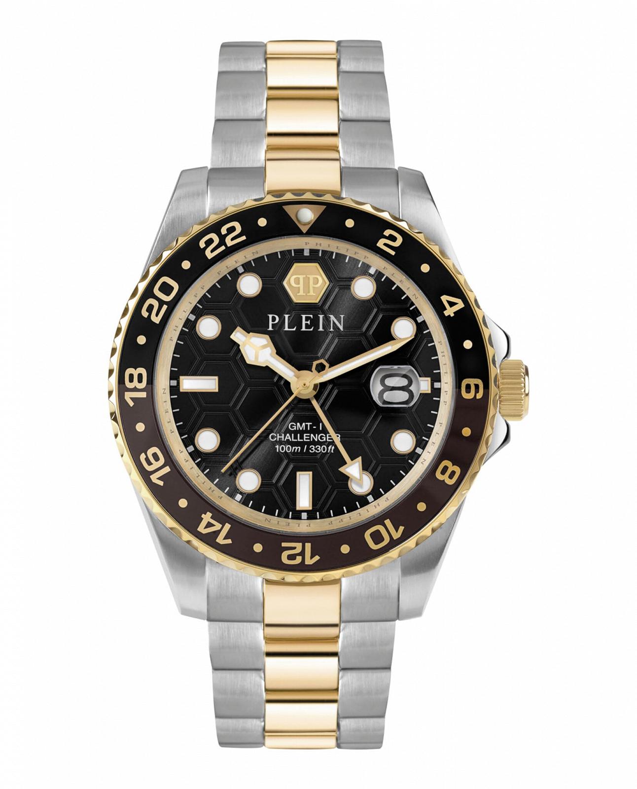 Годинник Philipp Plein Challenger GMT-I для чоловіків аналоговий кварцовий, фото №1 Годинник Philipp Plein Challenger GMT-I для чоловіків аналоговий кварцовий, фото №1