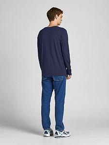 Футболка с длинными рукавами JJBRAT TEE LS 12200518- Blazer-Fit:Standard fit Jack&Jones S synthetic.ua - Фото 1
