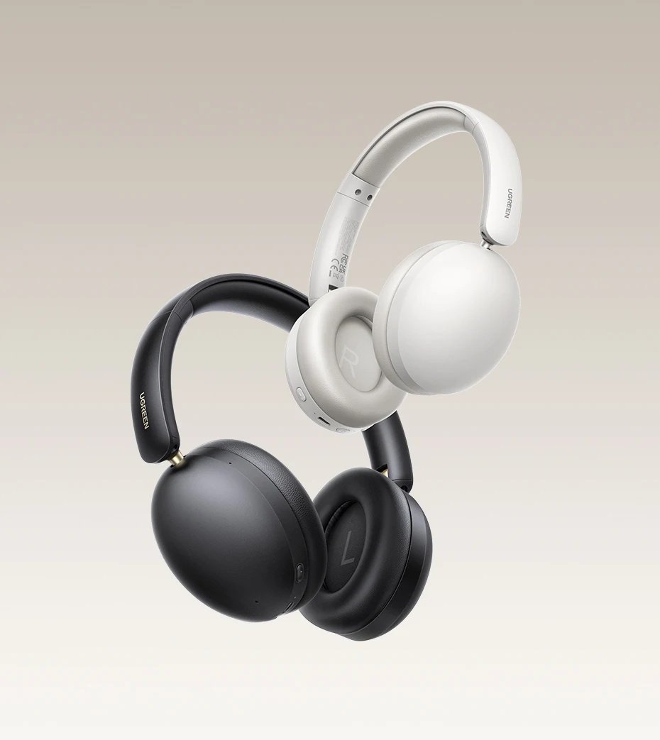 Навушники UGREEN Studio Max2 3xNoice Isolation -35dB BT5.4 80год Multipoint Black, фото №15 Навушники UGREEN Studio Max2 3xNoice Isolation -35dB BT5.4 80год Multipoint Black, фото №15