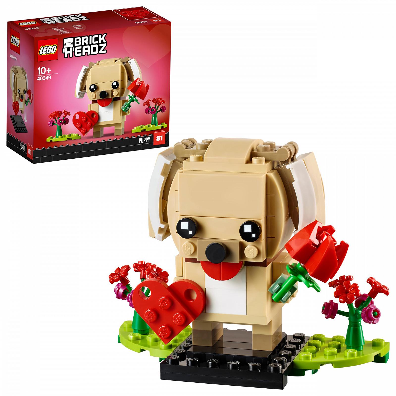 Конструктор Lego Brickheadz 40349 Valentine's Day Puppy, фото №9 Конструктор Lego Brickheadz 40349 Valentine's Day Puppy, фото №9