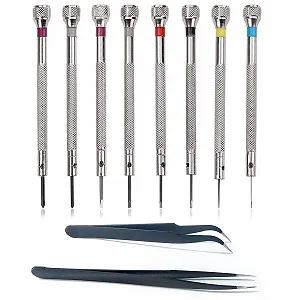 Набір викруток TCP з прецизійними гвинтами 10 шт. Чорний - Фото 1