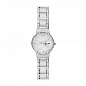 Жіночий годинник Skagen Freja Lille Quartz Two Hand Movement з ремінцем з нержавіючої сталі або шкіряним ремінцем - Фото 1