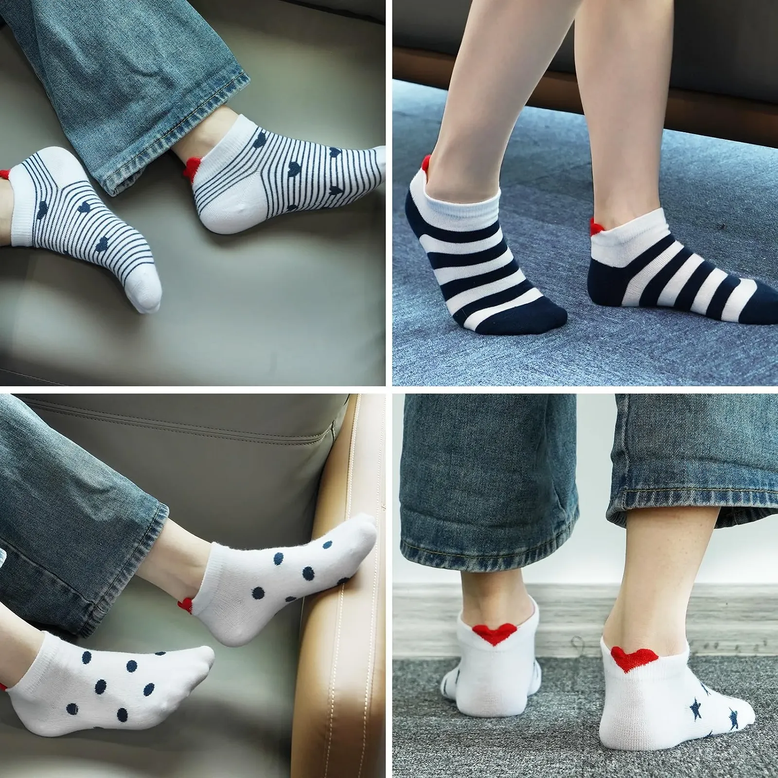 Шкарпетки Chalier 10 пар Жіночі, фото №4 Шкарпетки Chalier 10 пар Жіночі, фото №4