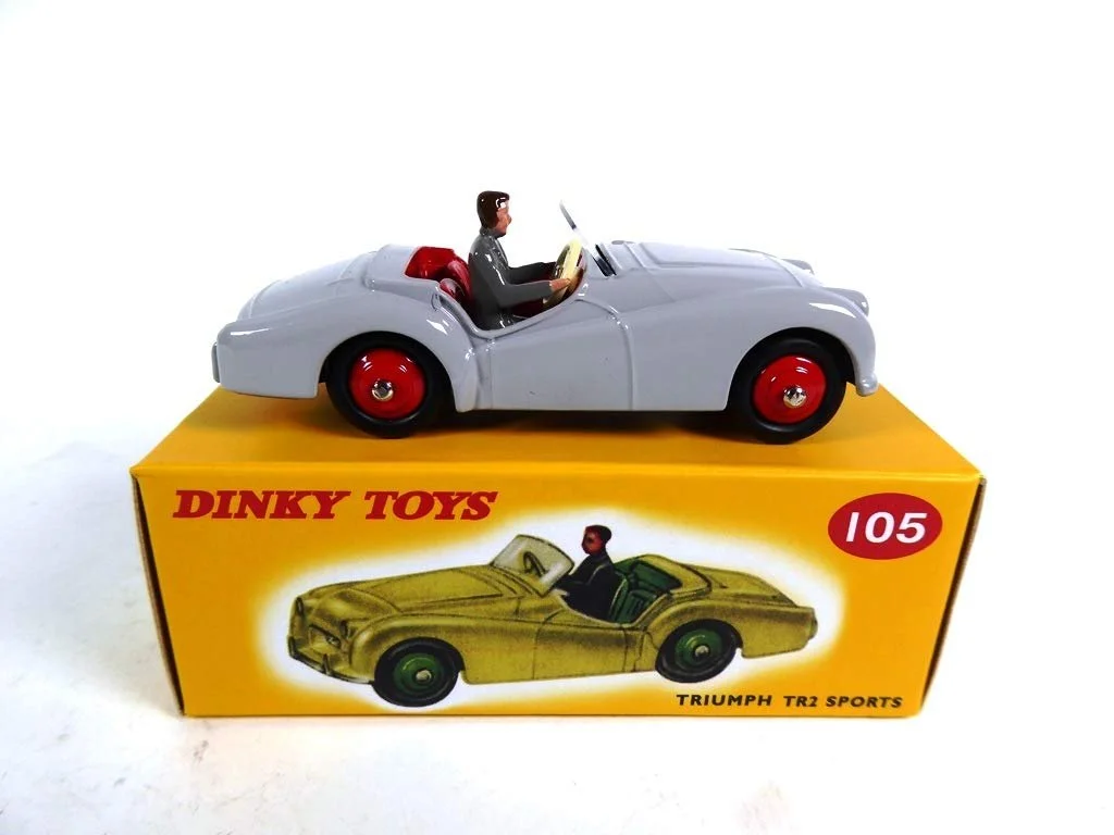 Іграшка Atlas Dinky Toys Triumph TR2 Grey 105, фото №4