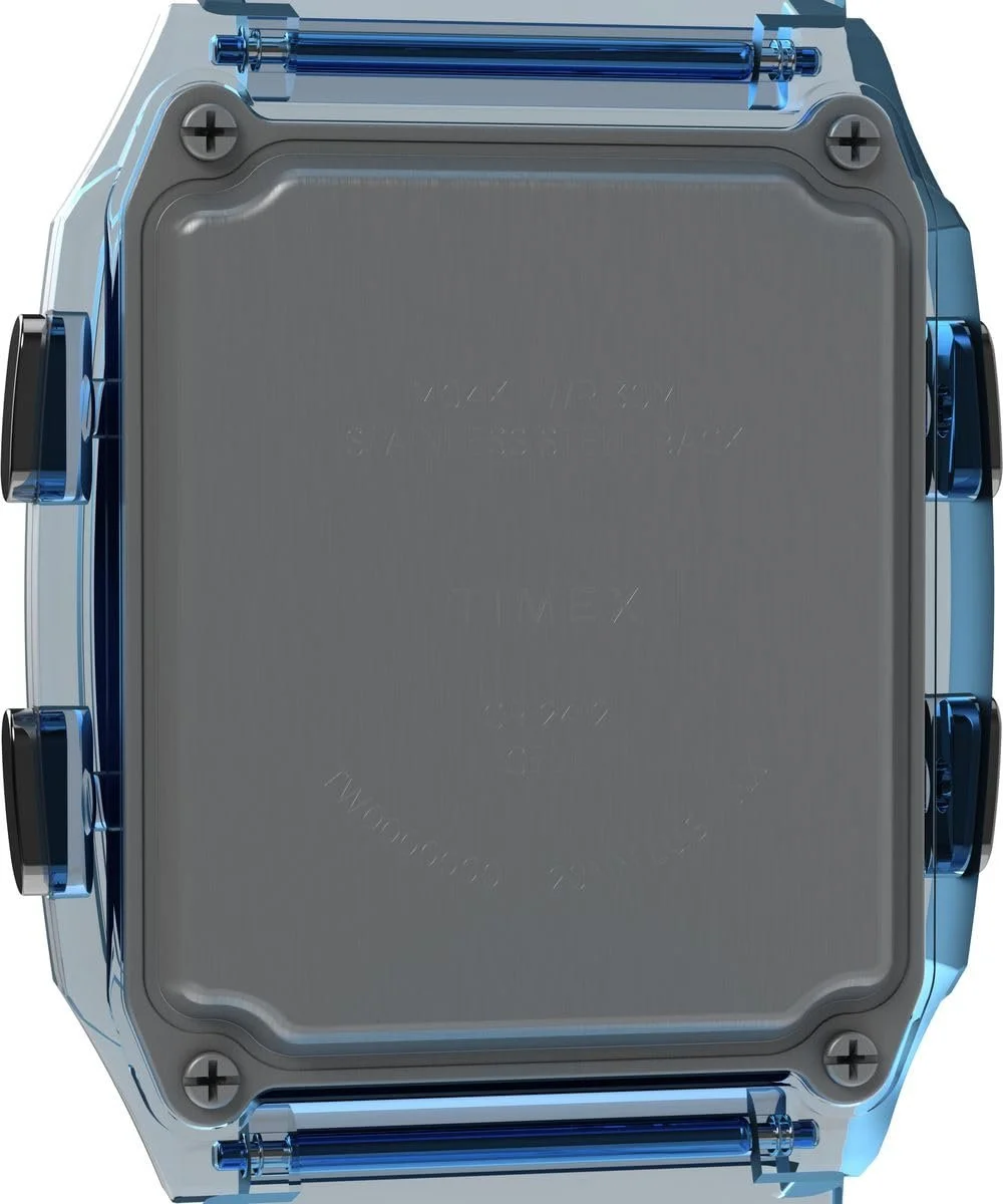 Цифровий Годинник Timex Unisex Lca, синій, вінтажний, фото №4