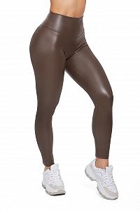 FUTURO FASHION Женские с высокой талией, латексные, блестящие леггинсы из искусственной кожи, цвета, классические размеры S-XXL synthetic.ua - Фото 1