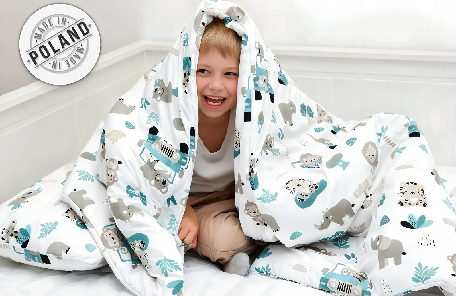 Детское одеяло без покрытия 90 x 120 см - Хлопковое детское одеяло и набор подушек Детское одеяло 90 x 120 см и подушка 60 x 40 см Oeko-Tex Africa, фото №6 Детское одеяло без покрытия 90 x 120 см - Хлопковое детское одеяло и набор подушек Детское одеяло 90 x 120 см и подушка 60 x 40 см Oeko-Tex Africa, фото №6