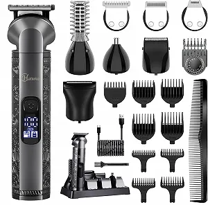 Набір Hatteker 8-in-1 Zero-Gap T-Blade Trimmer Waterproof Wireless - Фото 1