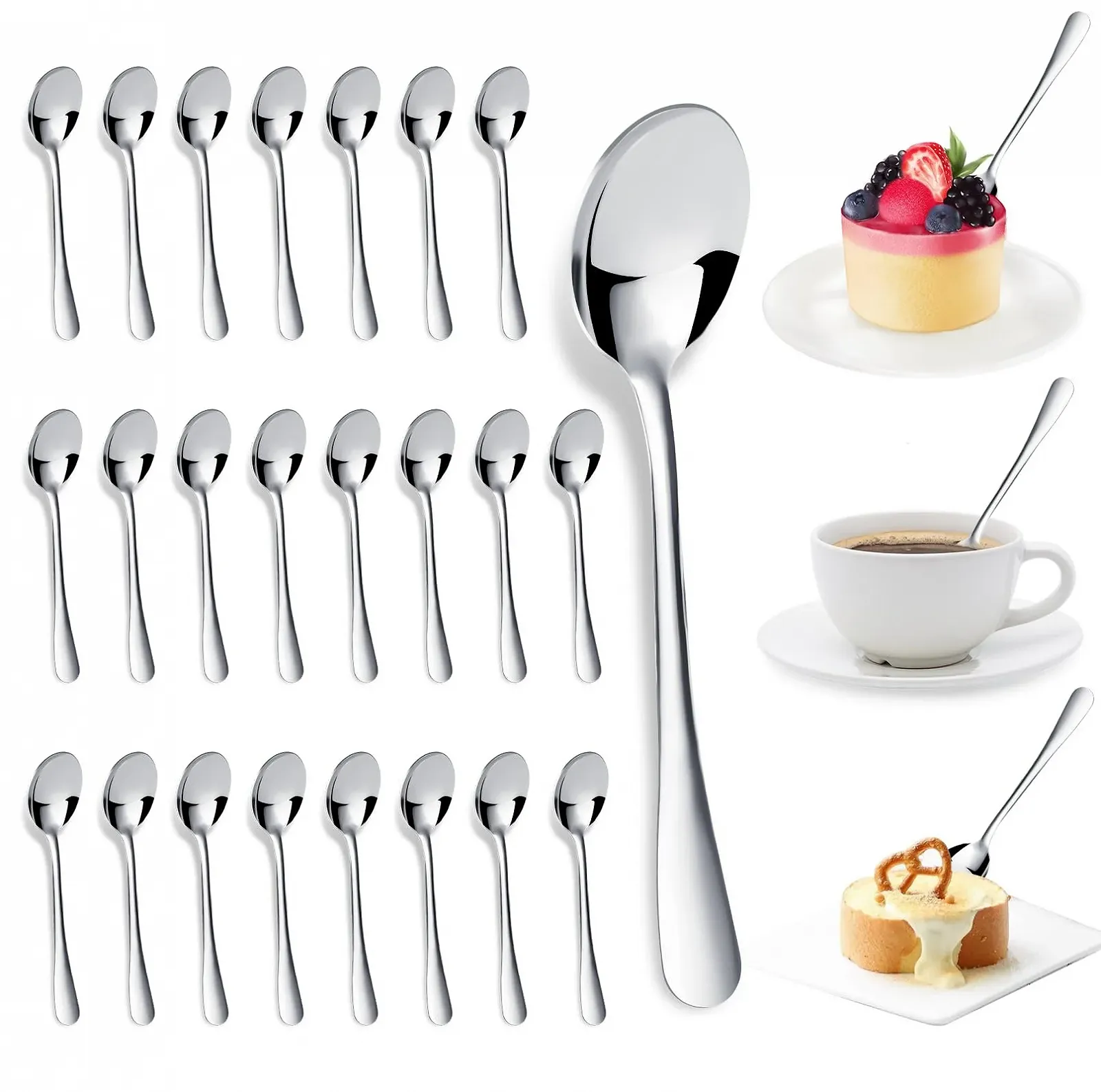 Ложка кофейная 24шт, фото №1