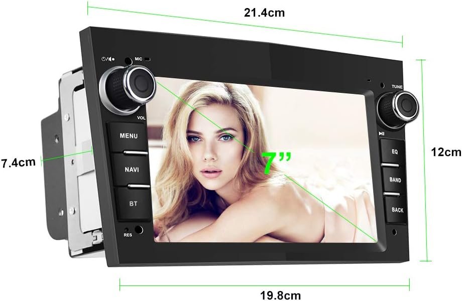 Штатна автомагнітола CAMECHO A3084 для Opel Corsa d/Astra h/Zafira b/Meriva/Vivaro / 7" / Сенсорна / 2/64Гб / Android 13 / Apple CarPlay / Android Auto / Bluetooth / WI-FI / USB / 2DIN, фото №8