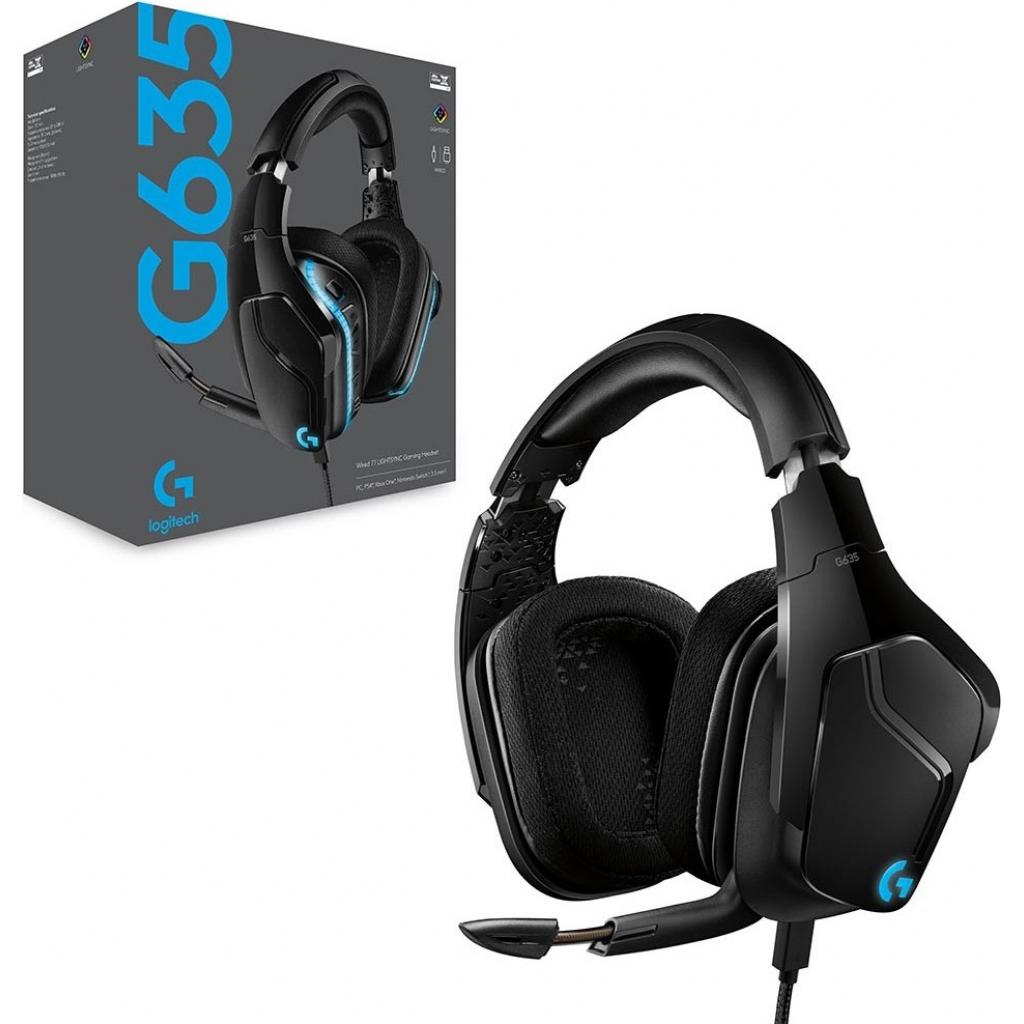 Наушники Logitech G635 Gaming Headset USB 981-000750, фото №8