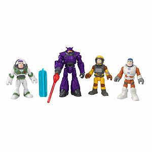 Набор фигурок Fisher-Price Imaginext Базз Лайтер, HGT28, с 4 подвижными фигурками - Фото 1