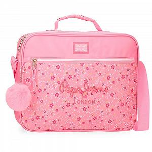 Школьная сумка Pepe Jeans Alenka 38 x 28 x 6 см, розовая - Фото 1
