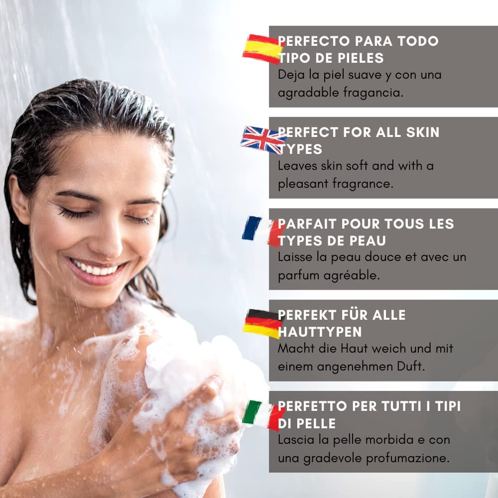 Гель для душу GPQ Black Line з ефірними оліями без парабенів 400 шт., фото №4