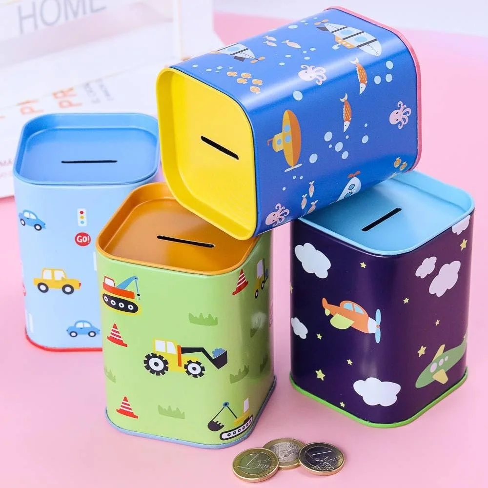 Копилка Vivos Colores Submarine с жестяной крышкой и функцией пенала, фото №8