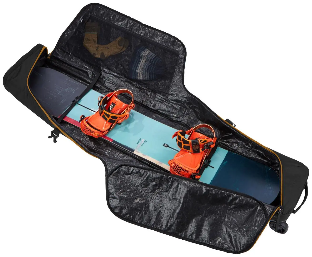 Чехол на колесах для сноуборда Thule RoundTrip Snowboard Roller 165cm Black TH 3204366, фото №3