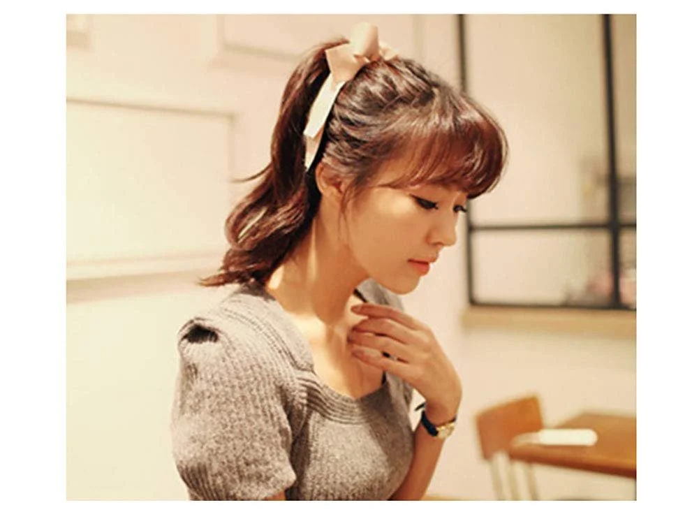 Пов'язка на голову з бантом атласна 6 шт., фото №3 Пов'язка на голову з бантом атласна 6 шт., фото №3