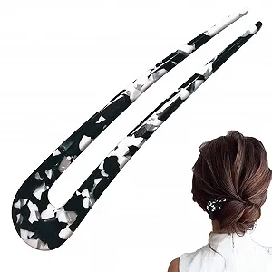 Купить Вилка для волос Acunny U-образная, шпильки для волос большие акриловые - Фото 1 Вилка для волос Acunny U-образная, шпильки для волос большие акриловые - Фото 1