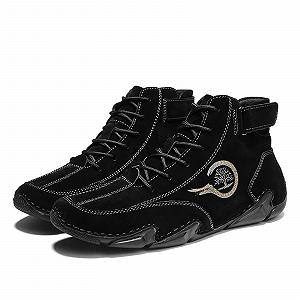 Кросівки SRZYMJ Чорні Чоловічі Водонепроникні Зимові Робочі Кросівки Чоловічі Бігові synthetic.ua - Фото 1