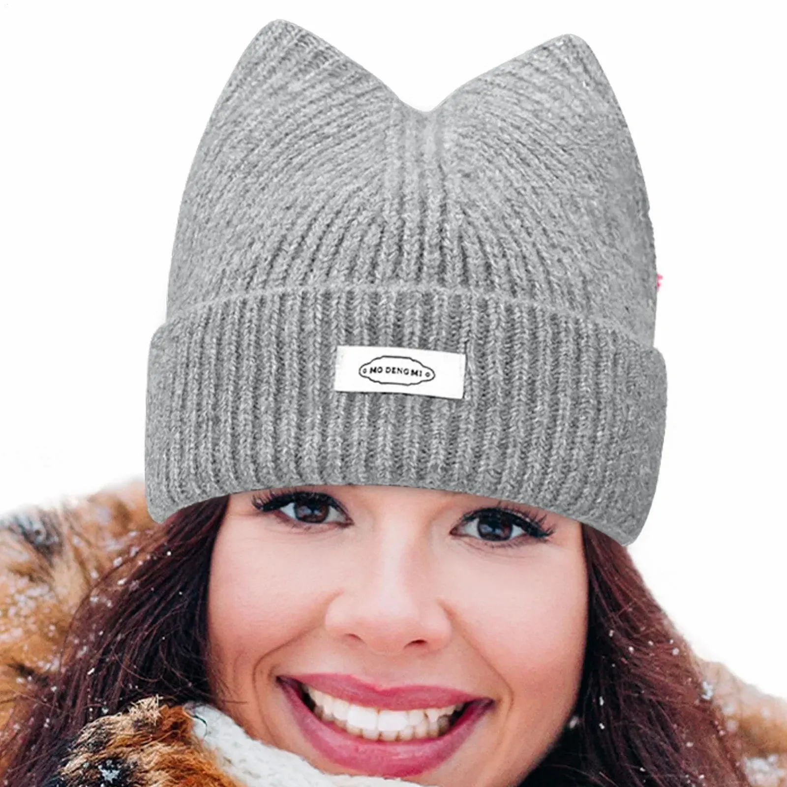 Шапка Біні Жіноча Тепла В'язана, фото №6