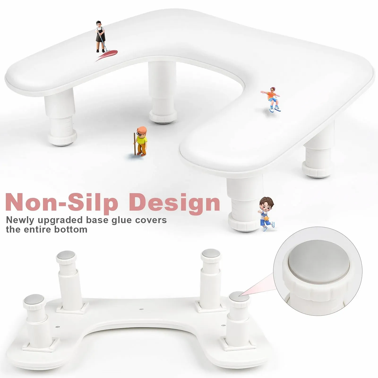 Підставка для рук для манікюру U-подібна Регульована по висоті, фото №5 Підставка для рук для манікюру U-подібна Регульована по висоті, фото №5