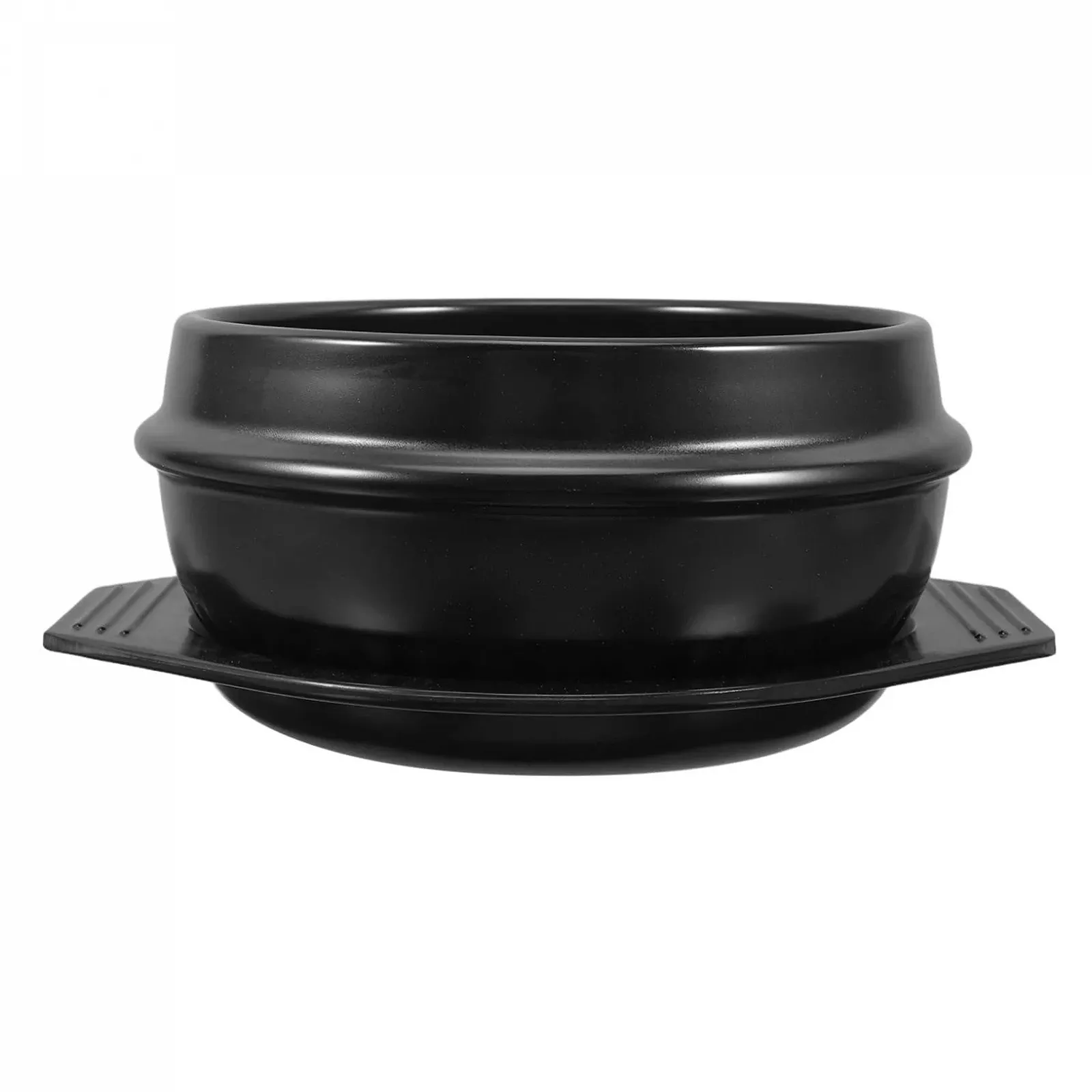 Горшок для запекания Alipis керамический с подставкой термостойкий набор 2 шт., фото №1