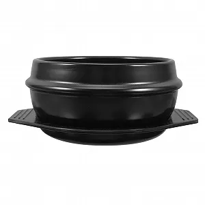 Горшок для запекания Alipis керамический с подставкой термостойкий набор 2 шт. - Фото 1