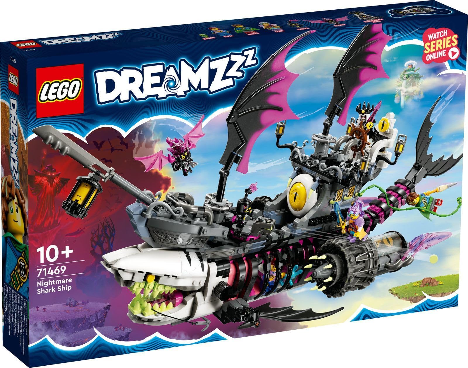 Lego DreamZzz 71469 Корабель Кошмарного Акули, 71461 Фантастичний Будинок на Дереві та 71455 Ельбвардер, фото №2