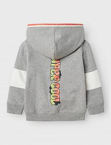 Поджак-Куртка NAME IT для мальчиков Nmmnormano Nreg Sweat Card Wh Bru synthetic.ua - Фото 1