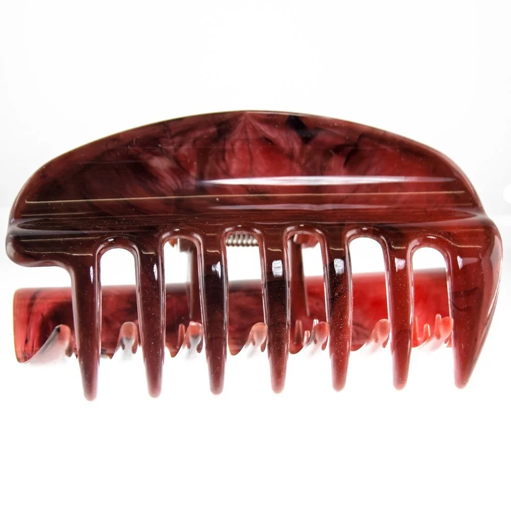 Заколка для волос для волос большая WeLoveBeads 10 см Красный, фото №1 Заколка для волос для волос большая WeLoveBeads 10 см Красный, фото №1