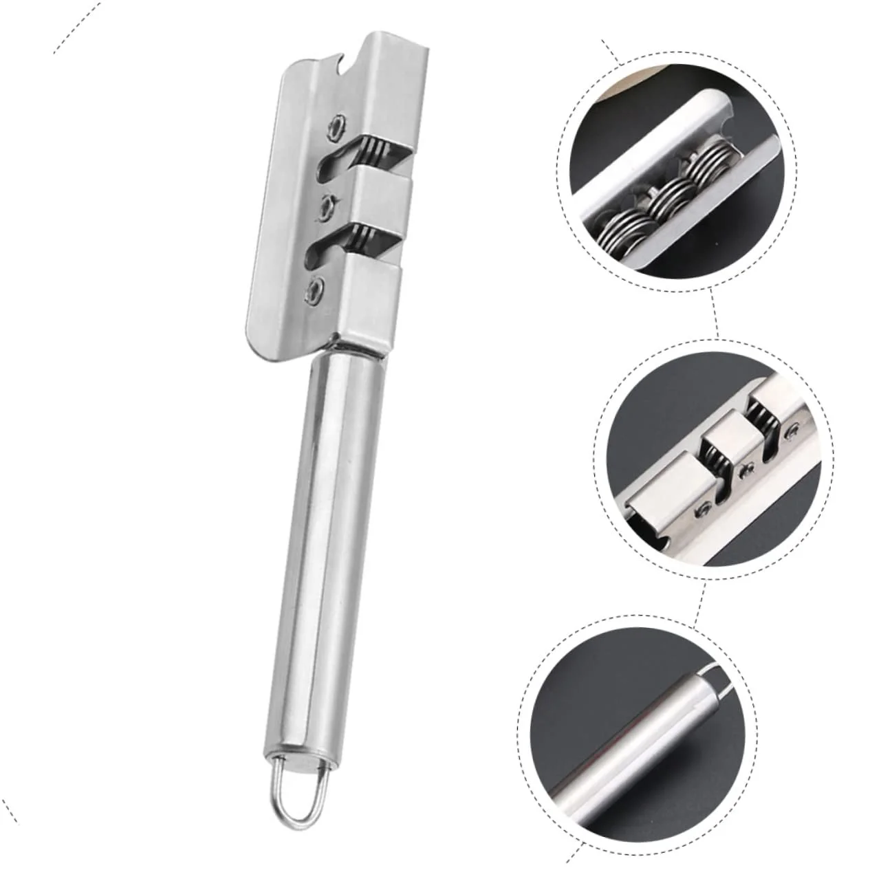 Точилка для ножей и ножниц бытовая ручная эргономичная настольная для правшей и левшей, фото №4