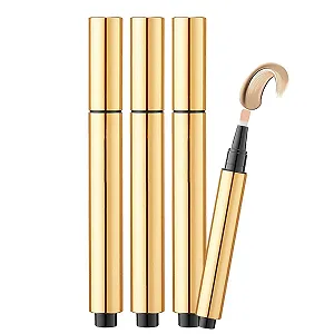 Консилер-олівець з пензликом для темних кіл під очима, водостійкий (3 шт.) - Фото 1