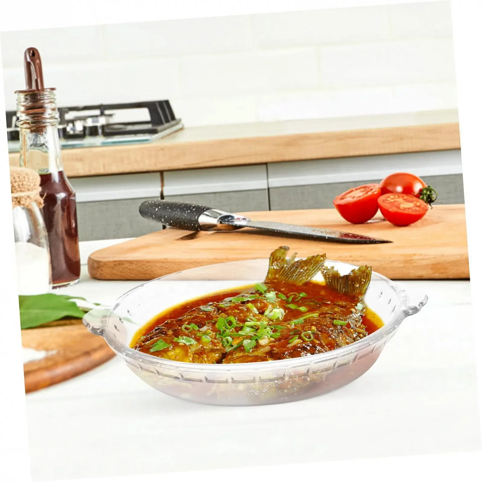 Форма для выпечки LIFKOME стеклянная термостойкая прозрачная, фото №4 Форма для выпечки LIFKOME стеклянная термостойкая прозрачная, фото №4