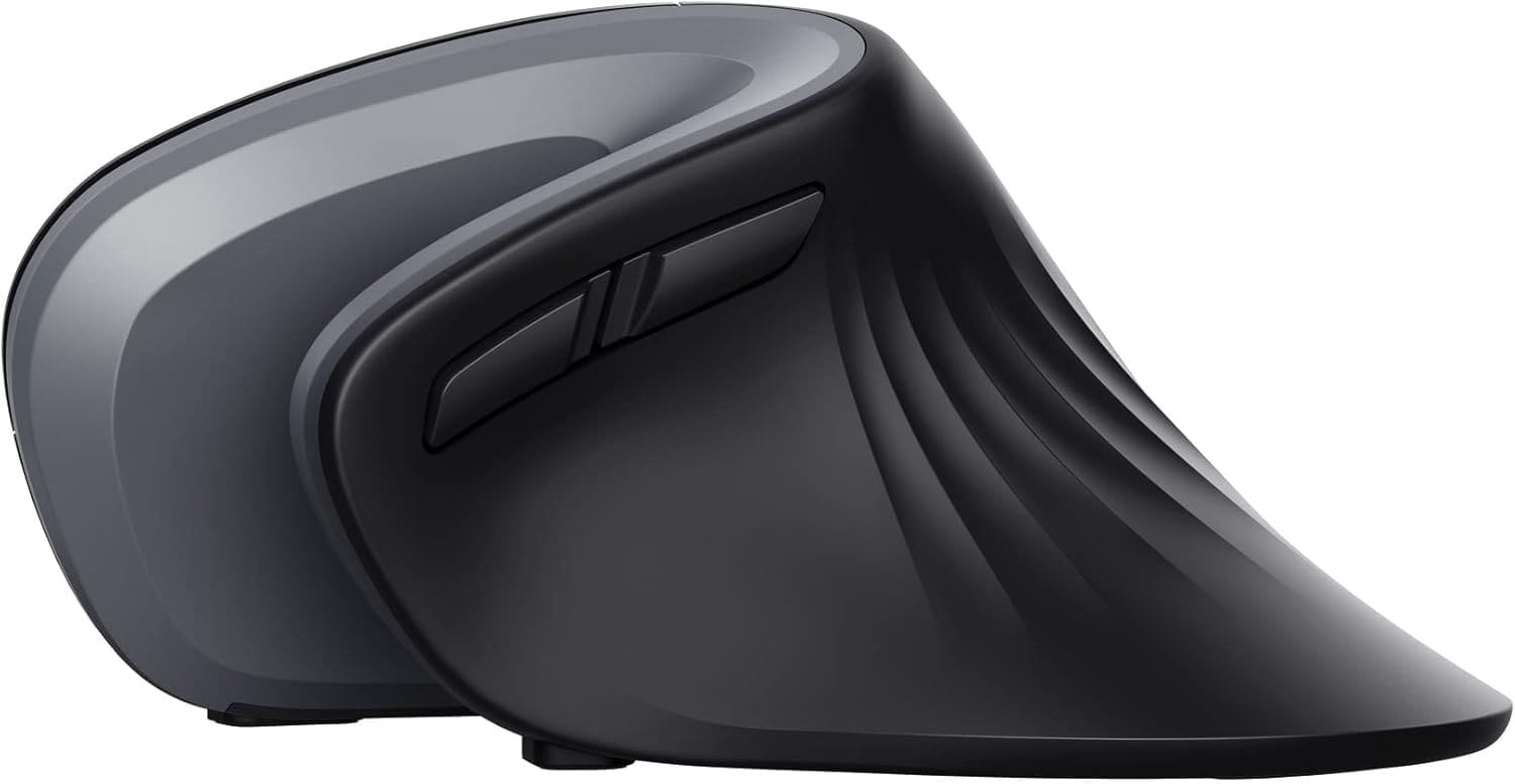 Безпровідна мишка Trust Verro Ergonomic / 1600 DPI / 6 кнопок / Чорна, фото №4