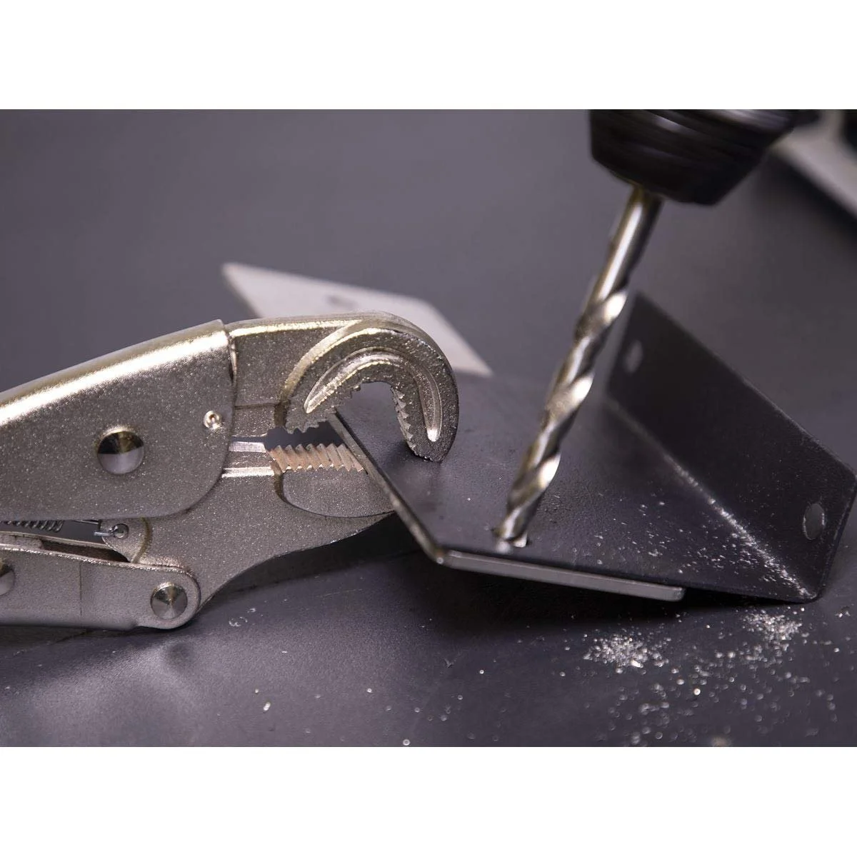 Зажимные Плоскогубцы 195 мм, круглые губки, диапазон 0-35 мм, фото №3