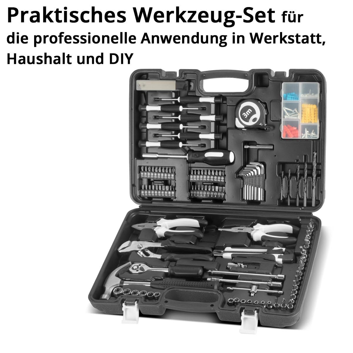 Набор STAHLWERK DIY Set HTS-109 ST Tool Box 108 предметов, фото №2