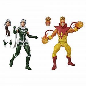 Фігурки X-Men Marvel Hasbro Legends Series Роуг і Пайро, 15 см, з 6 аксесуарами - Фото 1