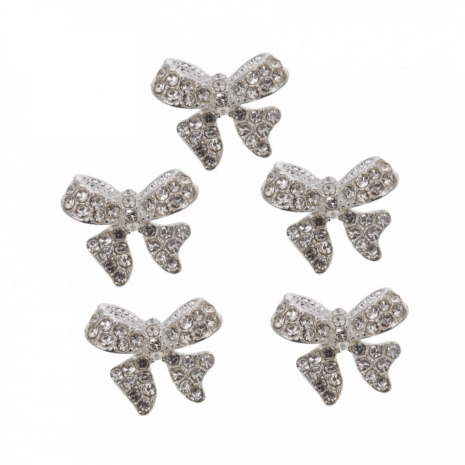 Украшения для ногтей Бантики и стразы, 5 шт., фото №5